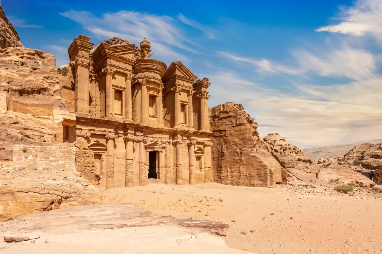 Petra Treasury Jordan ancient Nabataean city